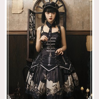 Pirate Ship Gothic Lolita Dress JSK by YingLuoFu (SF61)